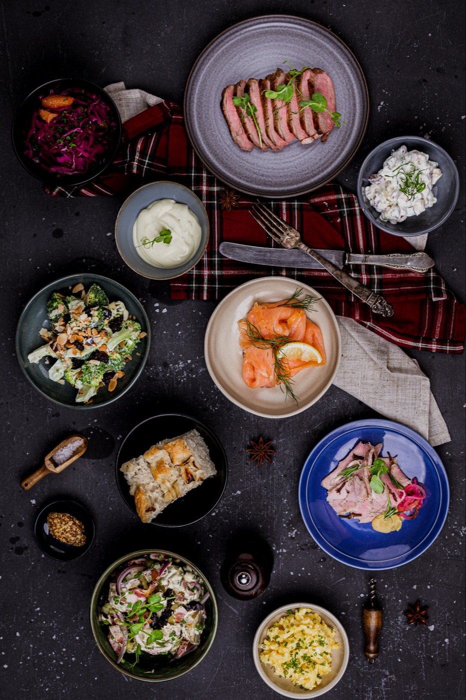 Julebuffet kalde retter